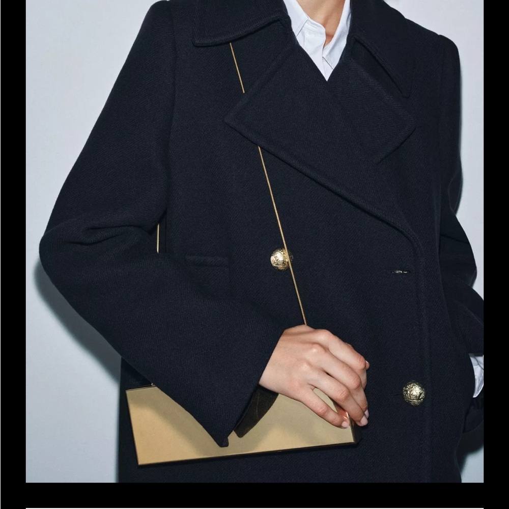 Zara east west clutch